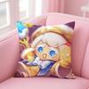 Модная милая наволочка для подушки с иконками C-Cookie Run Kingdom, из мягкой приятной ткани, с потайной молнией