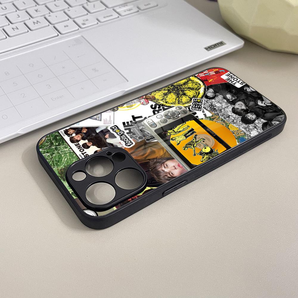 Чехол для телефона The Stone Roses Закаленное стекло Для IPhone 16 13 14 17 12 15 11 Pro Max Plus Mini XR SE2020 Coque