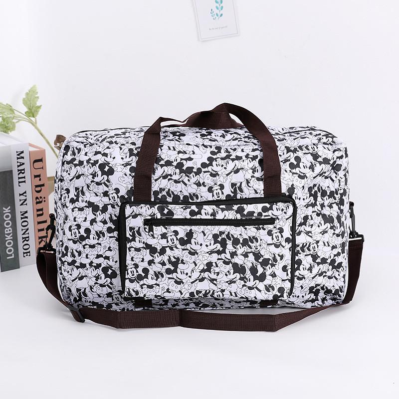 Melody Kuromi Travel Bag With Oxford Fabric Multiuse For Luggage And Clothing Storage