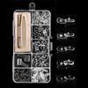 Antiskid Precision Screw Sets Silicone Nose Pads Repair Kit Glasses Repair Tools Make Repair Easy