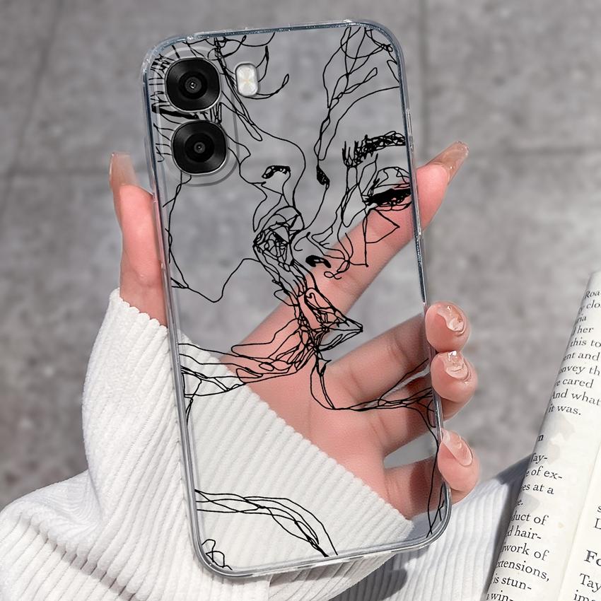 Совместимый чехол для телефона Oppo A6x A5x A6 Pro A39 K12x с рисунком Маленький принц, мягкий прозрачный силиконовый чехол-бампер с защитой линз для Oppo