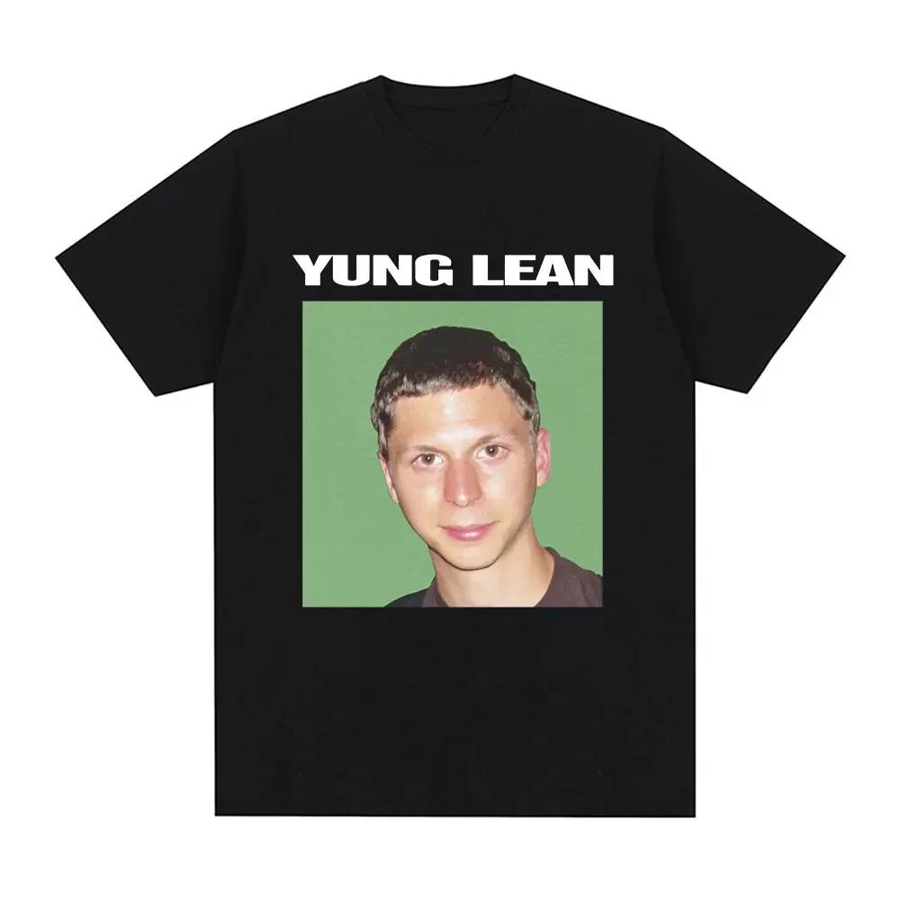 Женская модная повседневная футболка с забавным мем-принтом Yung Lean, большая футболка, повседневная свободная футболка с коротким рукавом, унисекс