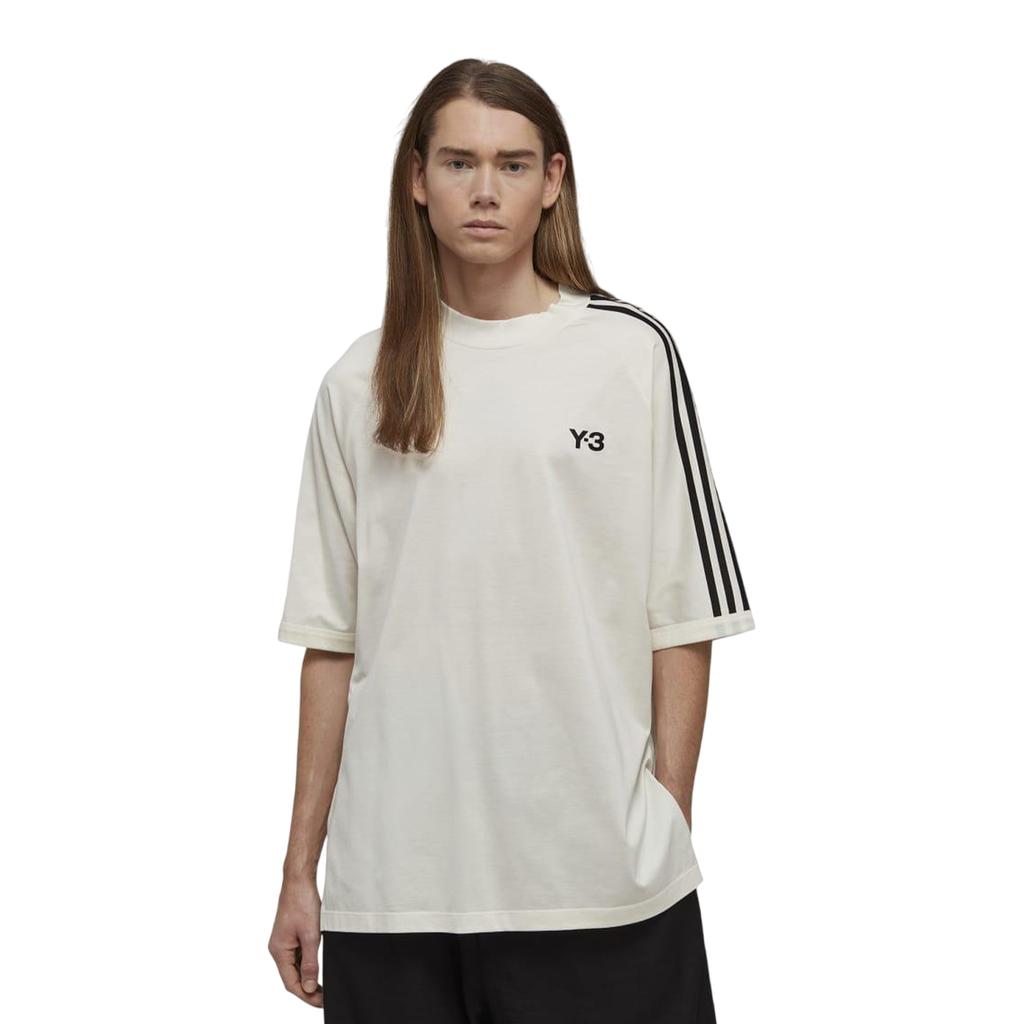 Y-3 Unisex Adult Striped Short-Sleeved T-Shirt
