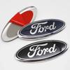 Новая наклейка на автомобиль 2026 Ford Новая 2025 Горячая 22.5x9см Металлическая передняя задняя эмблема значок багажник капот алюминиевая декаль 1 шт. для Ford Fusion Focu