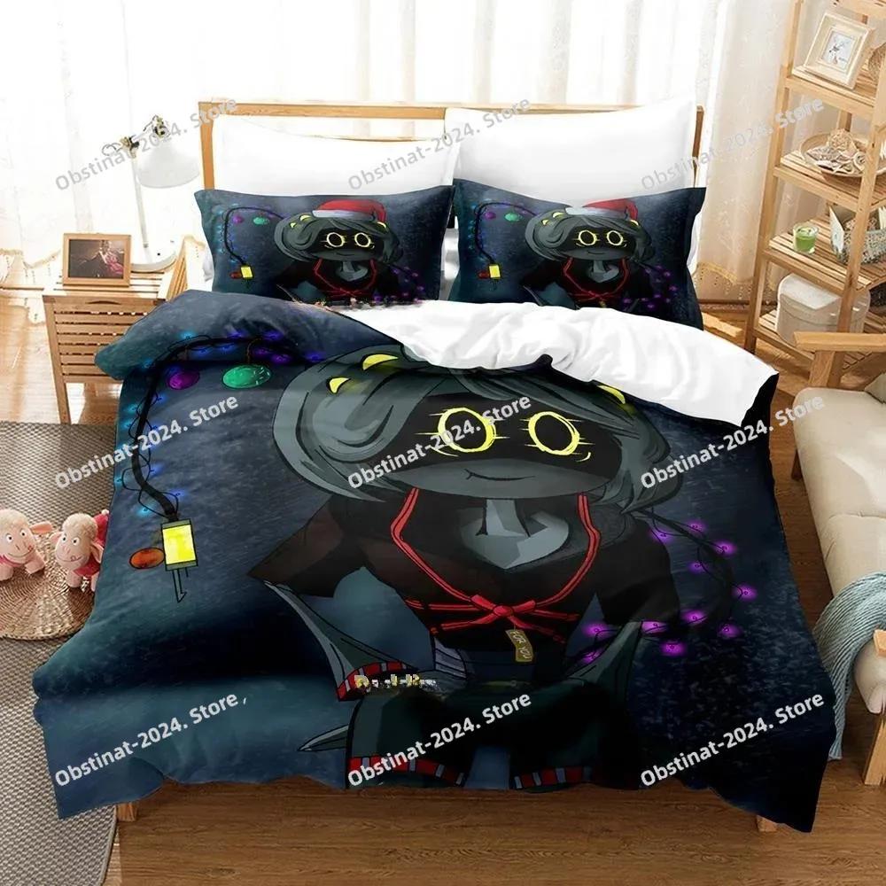 Fashion 3D Printing Anime Murder Drones Bedding Set Cartoon Three-piece Set Adult Kid Bedroom Duvet Cover Sets Home Textiles