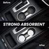 Blue Bow Car Cup Coaster 2 Pack Ceramic Absorbent Car Coasters 2.56 Inch Non-Slip Car Cup Holder Interior Car Accessories For Women Girls Cup Mats