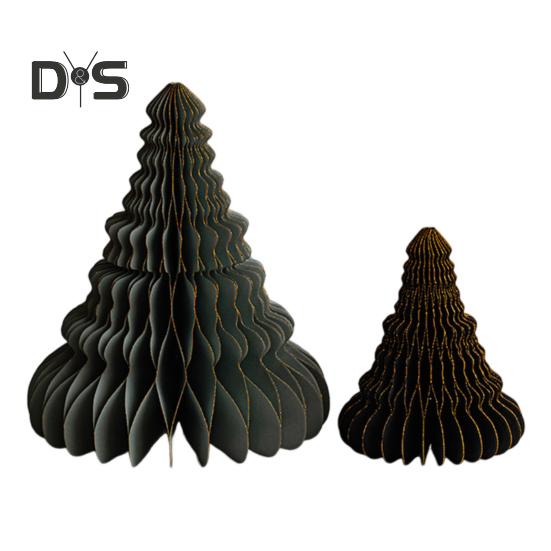 2 шт. бумажное украшение на рождественскую елку 3D соты деревья центральный элемент стола праздничный домашний декор для вечеринок принадлежности