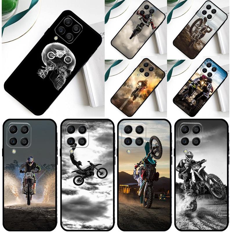 Moto Cross motorcycle sports Cover For Samsung Galaxy M11 M51 M31 M33 M13 M23 M53 M15 M55 M14 M34 M54 M20 M32 M52 Case