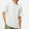 Li-Ning Sports Life Series Letter Print Pullover Short-Sleeve T-Shirt Men Tops Milk-White AHST451-2