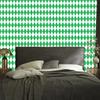 Harlequin Diamonds Wallpaper Green and White for Living Room and Bedroom 50x1000
