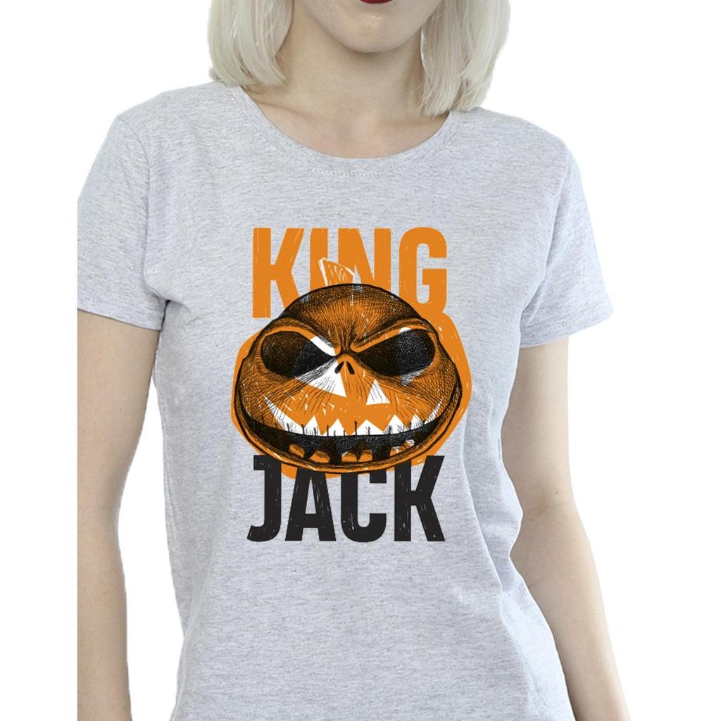 Disney Womens/Ladies The Nightmare Before Christmas King Jack Cotton T-Shirt