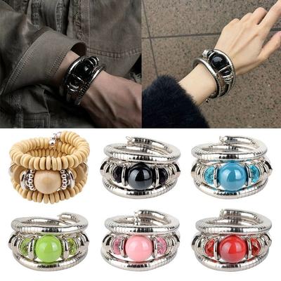 Многослойный браслет-стек, золотистый, трехслойный браслет-манжета, браслет-змея, ювелирные аксессуары