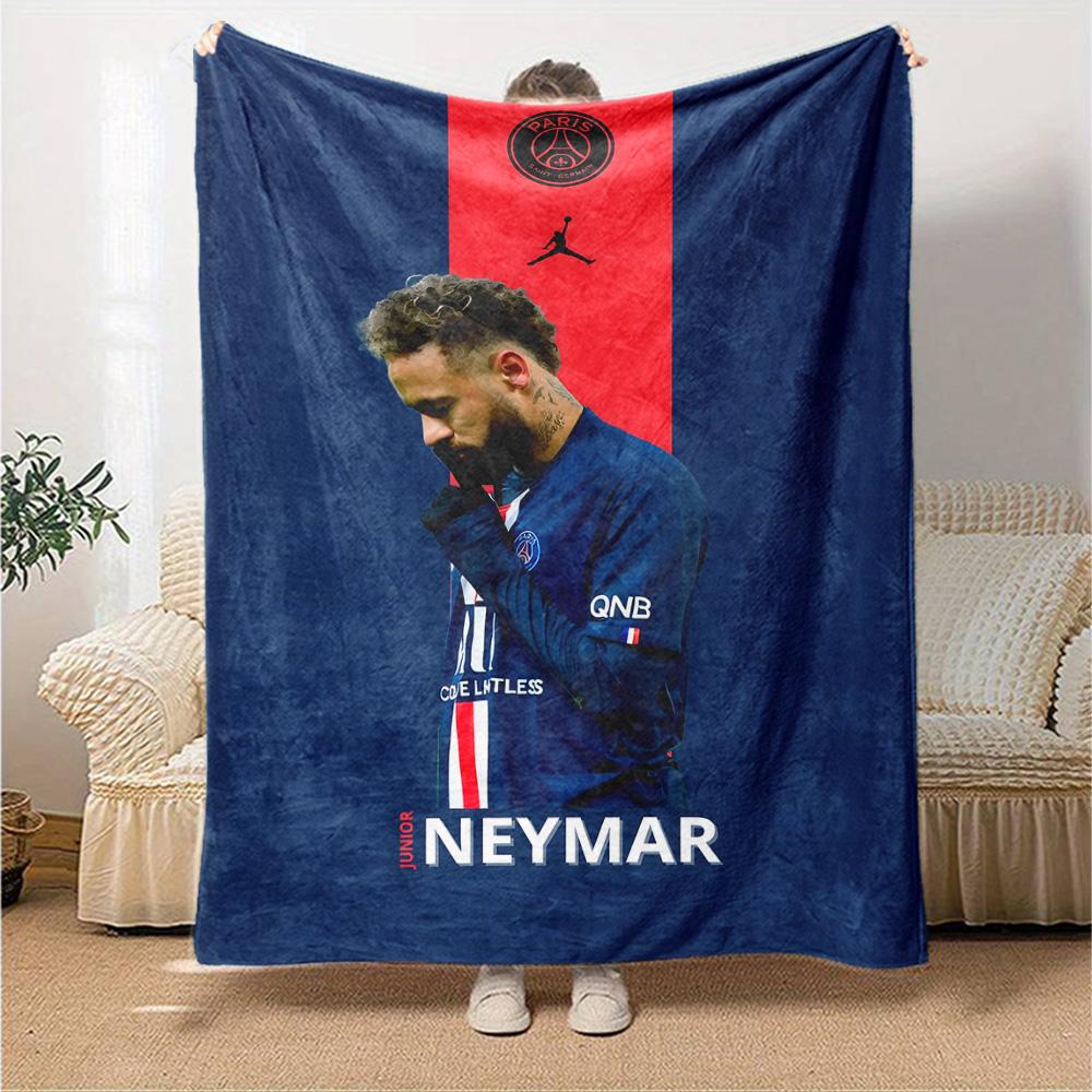 Neymar Jr Blanket Comfortable Perfect for Chair Bedding Picnics Four Seasons Universal Modern Ideal Gift For Birthday Valentine'S Day