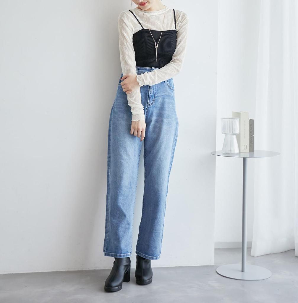 ROPE PICNIC Washable Lace Pullover/Sheer Innerwear, Women's, Off-White (16)