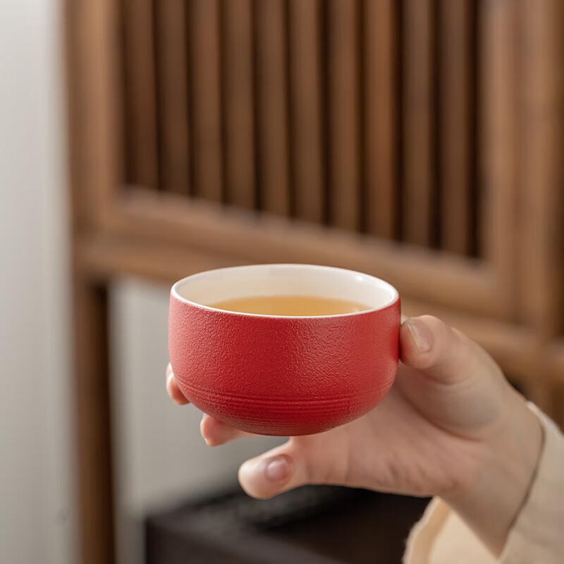 Auspicious Portable Ceramic Chinese Tea Set