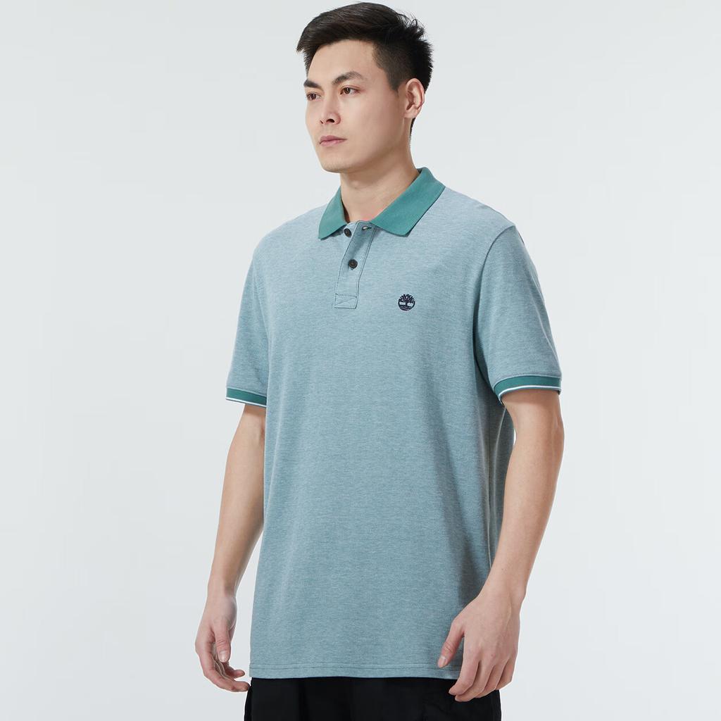 Timberland Polo Shirt Men's Blue A2PFM-CL6
