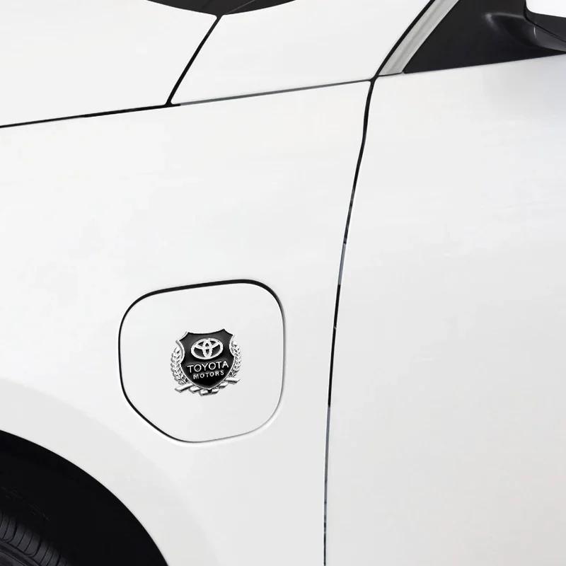 2026 Новый Для Toyota 3D Металлический Наклейка на Кузов Автомобиля Багажник Значок Шильдик Наклейки Декорация для Toyota Chr rav4 Yaris prius avensis Corol