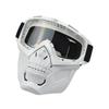 Anlorr Motorcycle Goggles Windproof Tactical Mask Dustproof Goggles With Face Protection Shield Mask