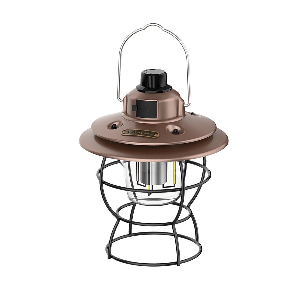 Retro horse lantern outdoor camping light tent light camp light atmosphere light rechargeable camping light LED lighting hanging lantern