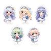 Iris Mysteria ~The Secret of a Girl's Dream~ 07 Wedding Dress Ver. [Mini Character Illustration] Acrylic Petit Stand 5-Piece Box
