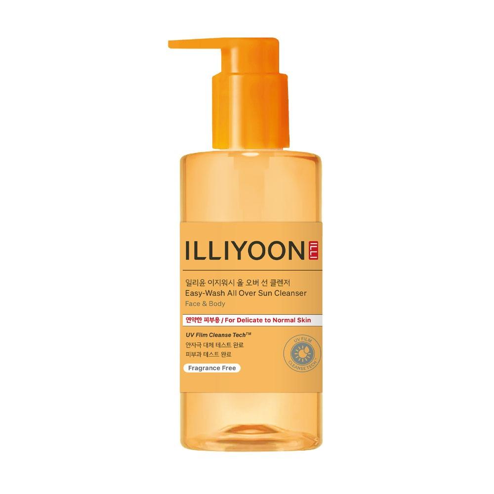 Illiyoon Easy Wash All Over Sun Cleanser Mild Purifying Daily Face Body Wash 200ml