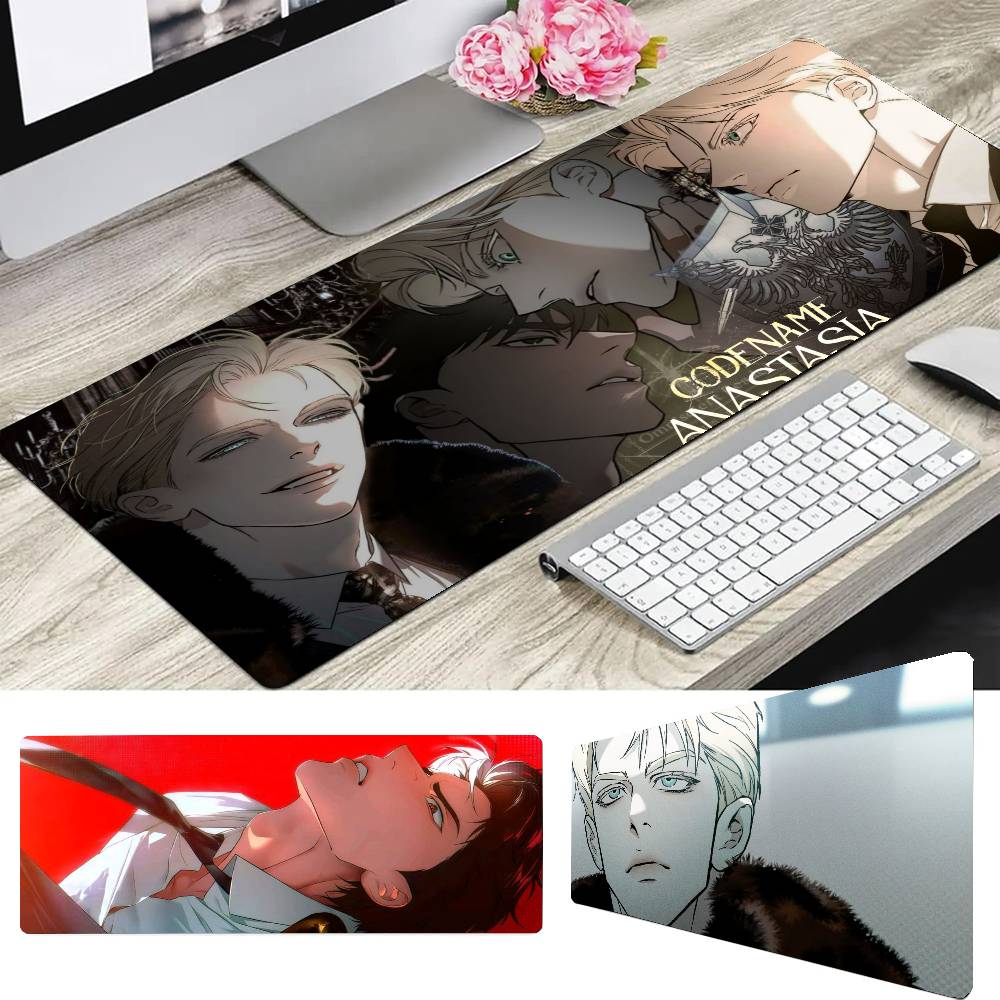 Коврик для мыши Manga C-Codename Anastasia Нескользящий Подходит для офисных компьютеров Ноутбуков Игровых столов для киберспорта Клавиатура XXL