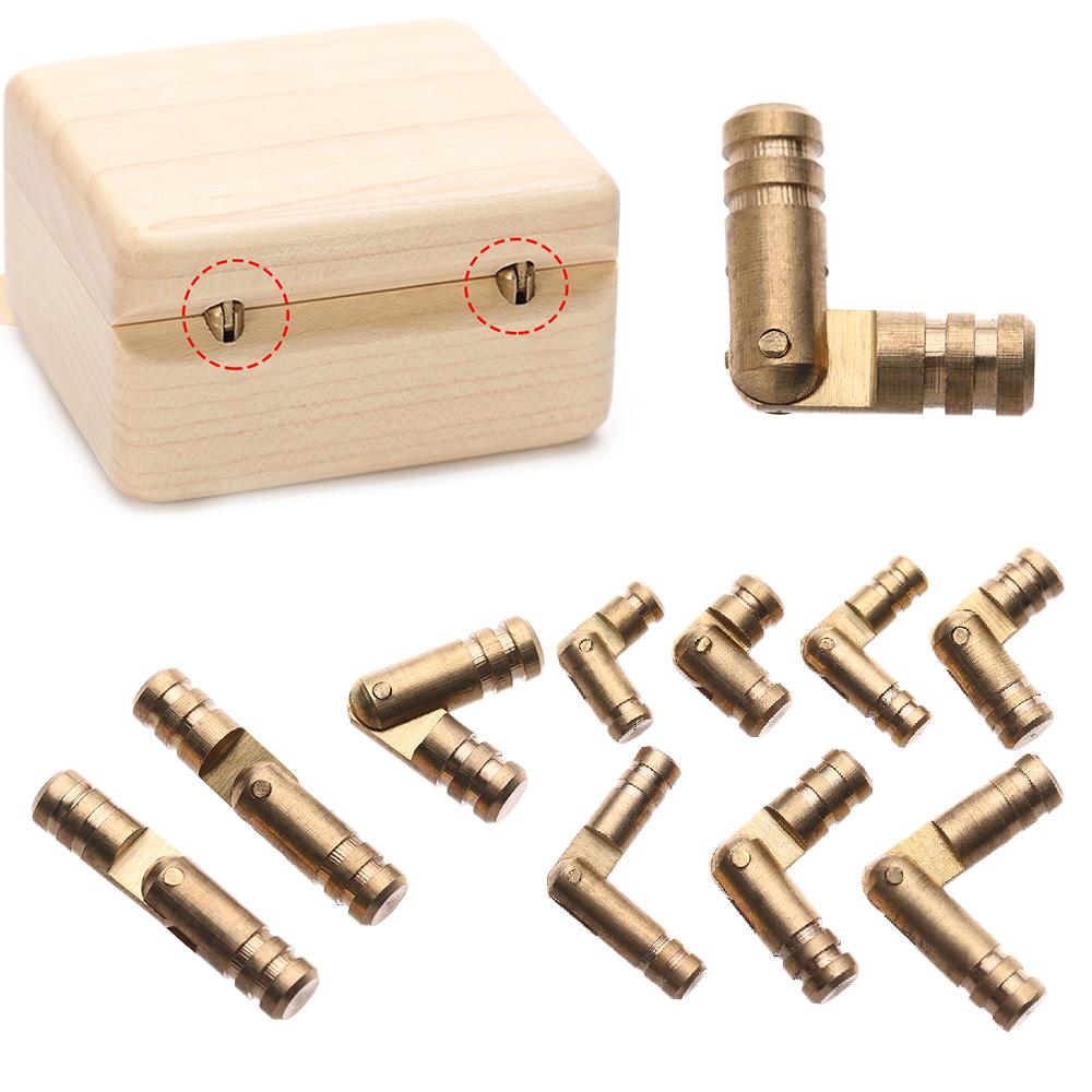 Concealed Pure Copper Barrel Hinge Furniture Hardware Wine Wooden Case Hinges Jewelry Box Supplies