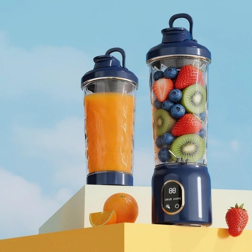 USB Rechargeable Fruit Blender Digital Display Juice Cup Blender Vegetable Drinks