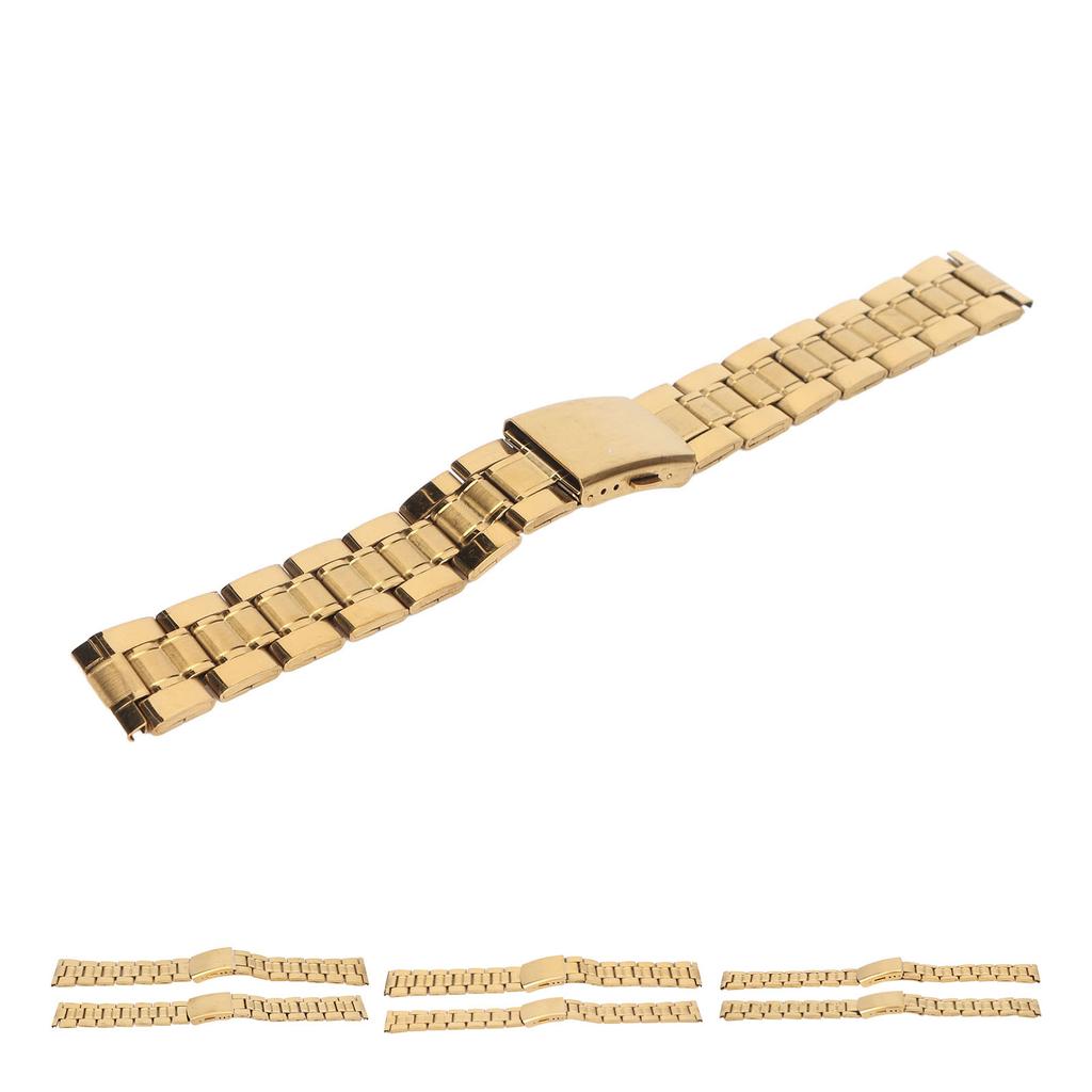 Ремешок для часов из нержавеющей стали, быстросъемный двойной замок, сменная пряжка, металлический ремешок для часов для M