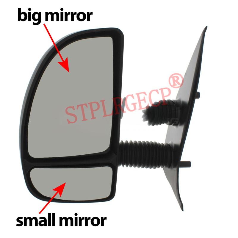 For Fiat Ducato Citroen Jumper Boxer 2002-2006 Left Right Mirror Heated Door Side Glass Wing Mirror Lens Rear View Replacement