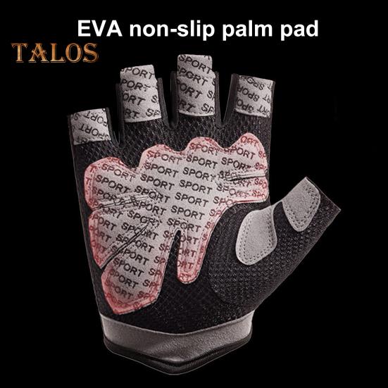 1 пара спортивных перчаток с полой сеткой и полупальцами, унисекс, противоскользящие, с отличным трением, износостойкие, с полной защитой ладони, для тяжелой атлетики, велоспорта, тренировок на открытом воздухе