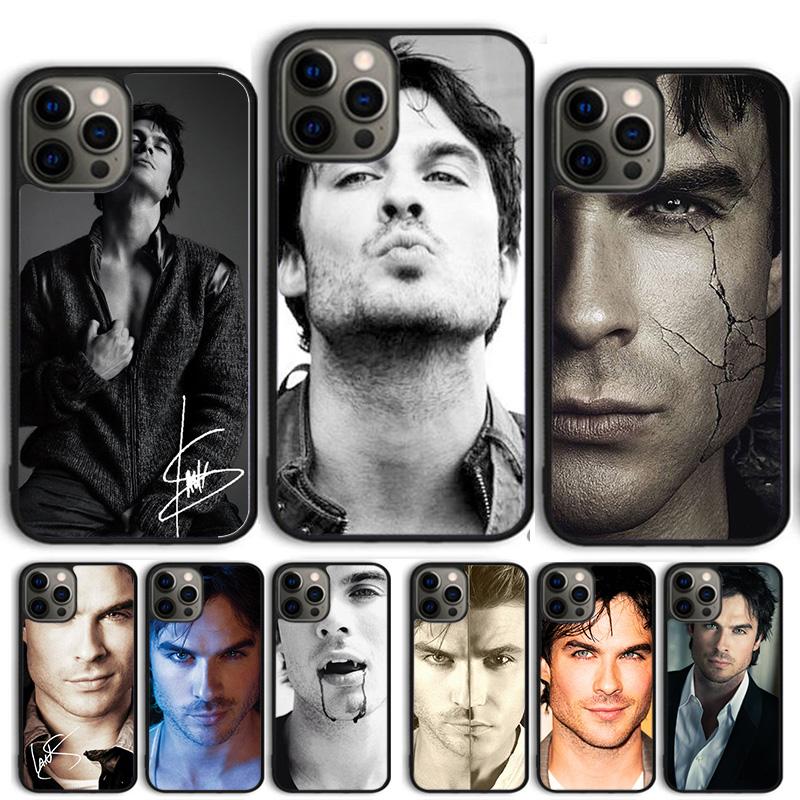 Чехол для телефона Damon Salvatore The Vampire Diaries Для iPhone 17 Air 15 16 Pro Max 14 13 12 11 Pro Max Plus