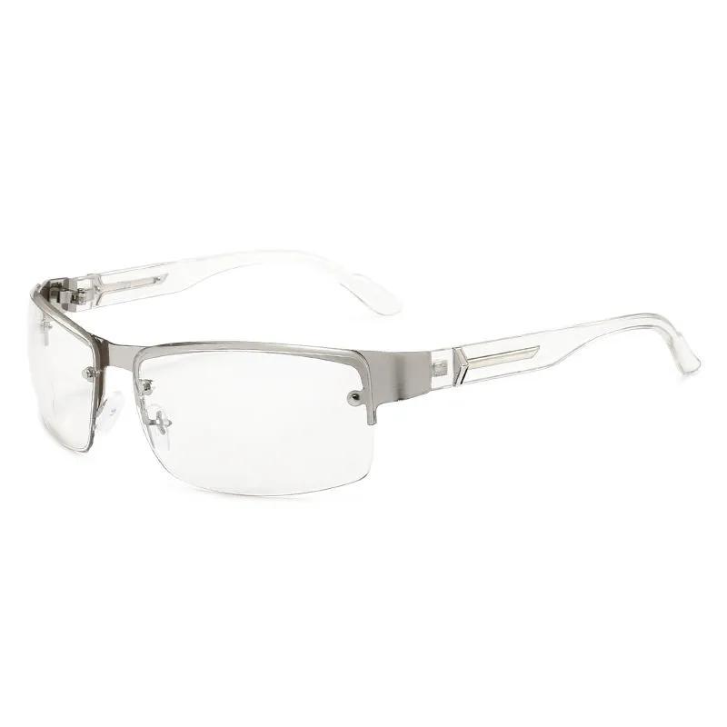 Rectangle Metal Sunglasses Business Man Men Male Fashion Glasses Brand Designer Retro Vintage Sunglasses Gentle Sun Glasses