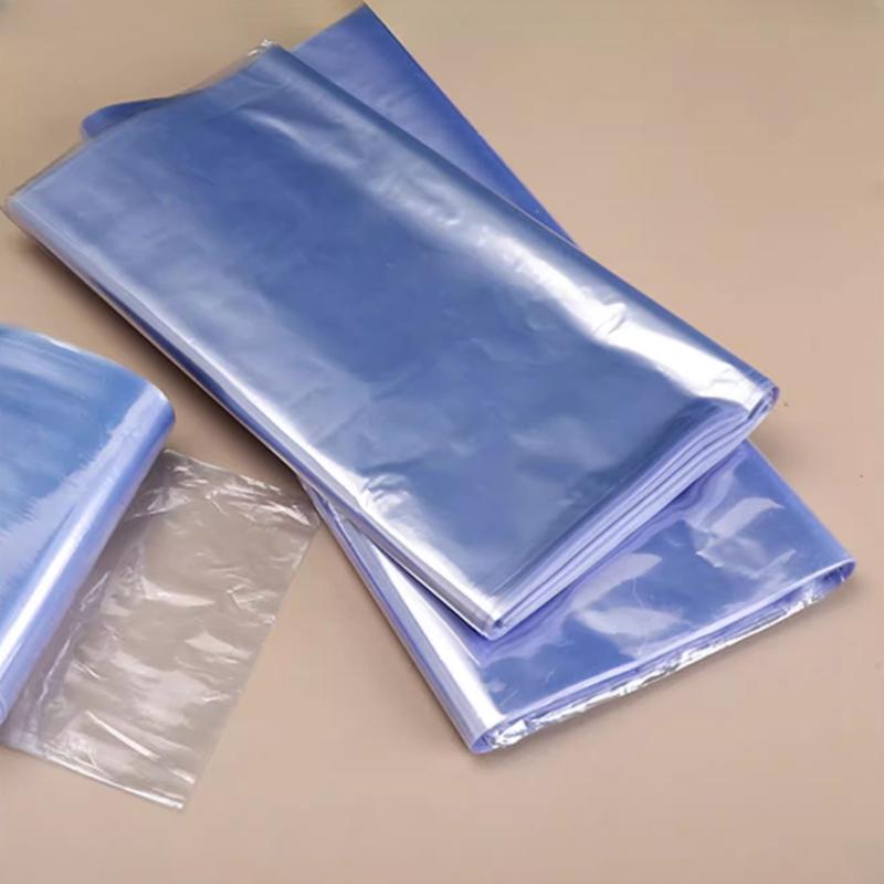 0,5 кг, 0,05 мм, термоусадочная труба из ПВХ, прозрачная мембрана, пластиковая термоусадочная пленка из ПВХ, упаковочная трубка, пластиковый пакет, лист для поставок