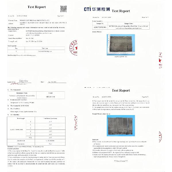 Reinforced Exhaust Heat Shield Mat 12 Inch x 24 Inch with Adhesive Backed Resistant for wall behind grill 2000 Degrees High Temp Protection Material
