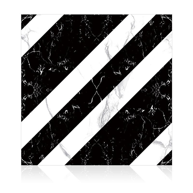 1 шт., глянцевая мраморная геометрическая напольная плитка, наклейка для кухни, шкафа, ванной, домашнего декора, самоклеящаяся кристаллическая твердая пленка, художественные наклейки на стены