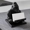 Современные Офисные Аксессуары для Мужчин 3D Печатный Держатель для Визиток Горилла Подставка для Телефона Крутой Настольный Уникальные Подарки Коллегам Органайзер Фигурка