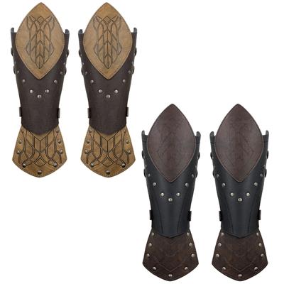 Винтажный Наруч Medieval Наруч на руку Хэллоуин Костюм Защита руки ПУ Доспехи лучника Наручи Музыкальный Фестиваль Рукава