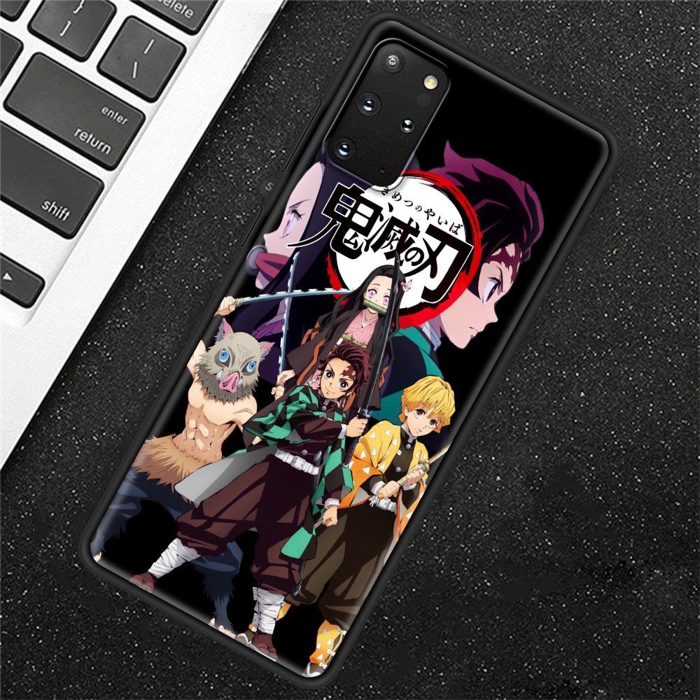 Чехлы для телефонов Demon Slayer Kimetsu No Yaiba для Samsung Galaxy S10 S20 FE S20 Ultra 5G S8 S9 Plus S10 Lite S20 + S7 Мягкий корпус из ТПУ