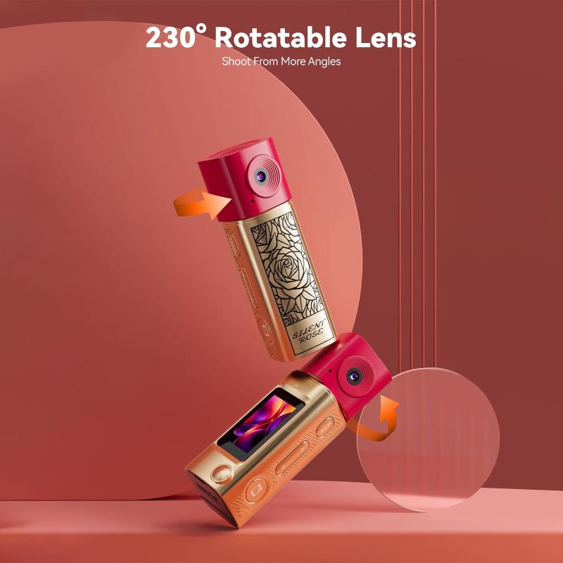 2K Hd Portable Sports Camcorder Thumb Mini Lipstick Camera For Students Outdoor Photography Video Long Battery Keychain