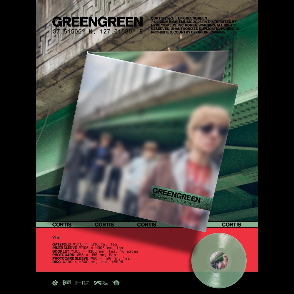 Предзаказ CORTIS Второй мини-альбом GREENGREEN Винил