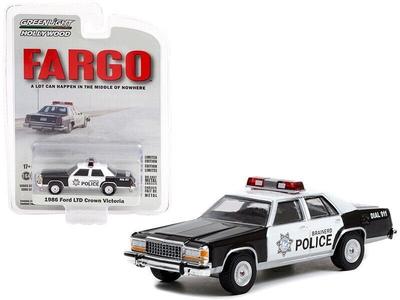Greenlight Масштабная литая модель автомобиля Ford Crown Victoria 1986 1/64 "Фарго"