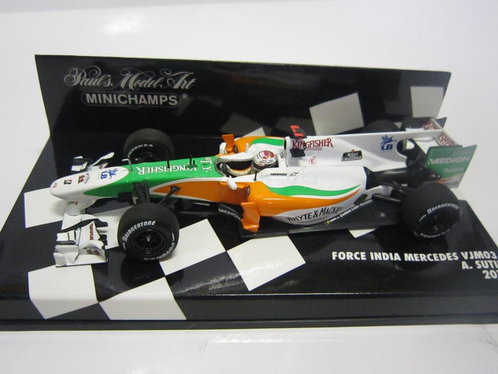 Minichamps PMA Force India Mercedes VJM03 2010 410100014 Готовый продукт 1/43 A sutil