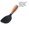 Rice Shovel with Wooden Handle Rice Non-Stick Silicone Scoop for Home