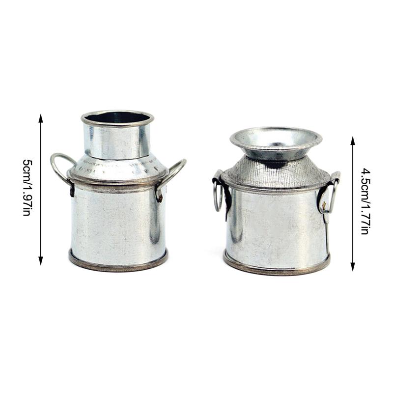 1:12 кукольных домиков, миниатюрная ферма, банка для молока, чайник, горшок, металлическое ведро, игровой домик, игрушка