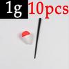 10PCS 0.8g ~ 60g Hard Foam Bobber Float Oval Saltwater Fresh Water Bulegill Carp Trout Inline Vertical Fishing Floats