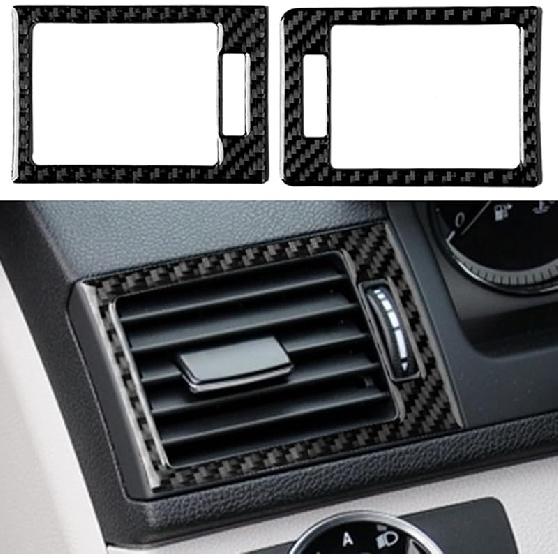 NVCNX Углеволокно Совместимо с Mercedes-Benz C-Class W204 C250 C300 C350 C63 AMG 2008 2009 2010 2011 2012 2013 2014 Седан Аксессуары Дверная панель