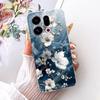 Clear For Oppo Find X9 Case Cover Cute Cat Fashion Butterfly Luxury Painted Soft Casing For Oppo CPH2797 PLJ110