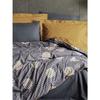 Parure de lit - 1 housse de couette 220 x 240 cm + 2 taies d'oreiller 60 x 60 cm - 100% coton renforcé - Gris