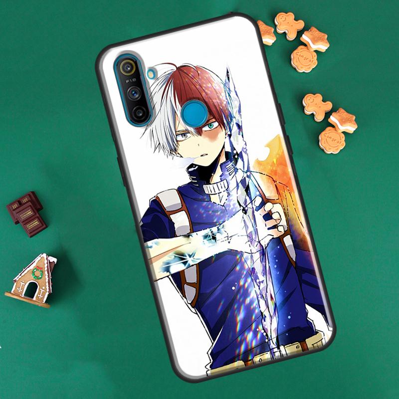 Аниме Shoto Todoroki для Realme GT Neo 2 7 8 Pro 8i 9i C3 C21 чехол для OnePlus 10 Pro 9 Pro Nord2 8T 9R чехол